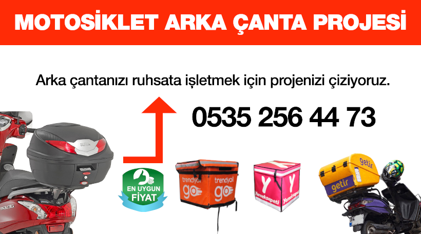 motosiklet arka çanta projesi izmir